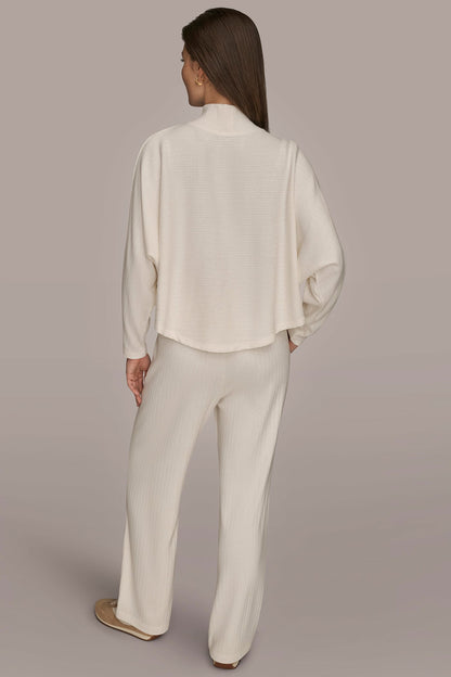 Donna Karan MOCK-NECK TOP