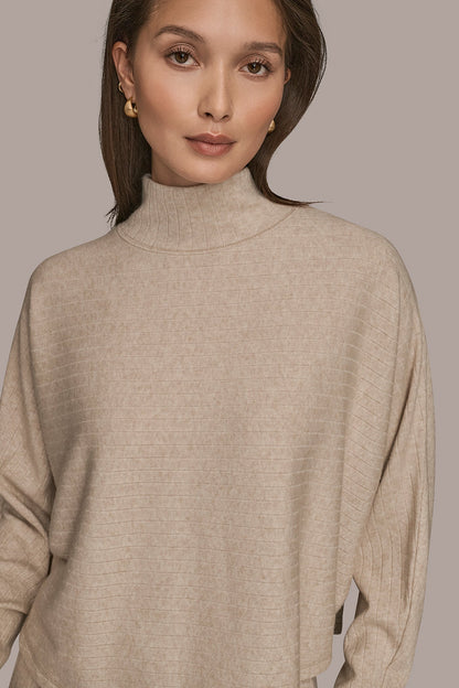 Donna Karan MOCK-NECK TOP