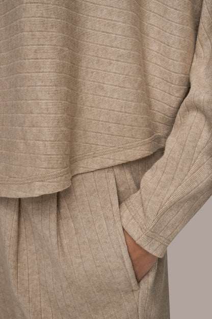 Donna Karan MOCK-NECK TOP