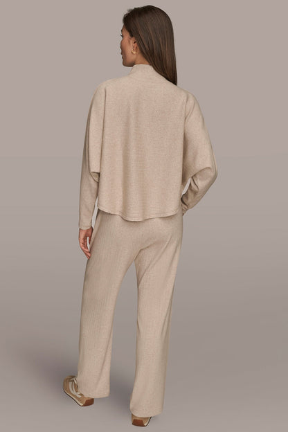 Donna Karan MOCK-NECK TOP